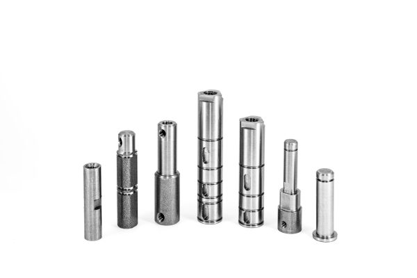 CNC Swiss type product - small shafts and fixtures