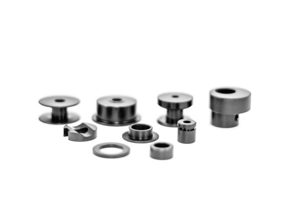 CNC Swiss type lathe products - small plastic components and fixtures